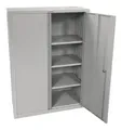 Produktbild: Stahlschrank Phoenix SCF1491GGK, faltbar, 3 Fachböden, Schlüsselschloss, B 915 x T 370 x H 1400 mm, Stahl, lichtgrau RAL 7035 665952