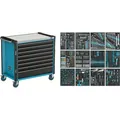 Produktbild: Hazet Werkzeugwagen Assistent 179NXXL-8D/619, 619-teilig, blau, 8 Schubladen, mit Werkzeug