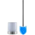 Produktbild: LOOMAID WC-Bürste Silikonkopf Edelstahl/blau mit Bürstenhalter