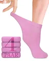 Produktbild: Fiera Besa Diabetiker Socken Damen Bambus nahtlos bequem 4 Paar Rosa 35-38