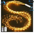 Produktbild: Lichterschweif 1M 100 LED Weihnachtsbeleuchtung mit Batterie Deko Weihnachten