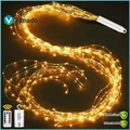 Produktbild: Lichterschweif 1M 100 LED Weihnachtsbeleuchtung mit Batterie Deko Weihnachten