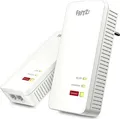 Produktbild: FRITZ!Powerline 1240 AX WLAN Set 1200 Mbit/s Ethernet/LAN Weiß 2 Stück(e) (20003021)