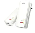 Produktbild: FRITZ!Powerline 1240AX WLAN Set WiFi6 an Wandsteckdose anschließbar