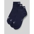 Produktbild: PUMA Damen Sneakersocken im 3er-Pack in Marine, Größe 39-42