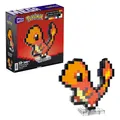 Produktbild: Mattel HTH76 - MEGA - Pokémon - Glumander Pixel Art Bauset – 349 Teile