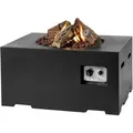 Produktbild: Mania Feuertisch 12 Kw Rechteckig Klein 80x60x40 Cm Beton-optik Schwarz - Happy Cocooning