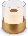 Produktbild: Battery LED table lamp, with glass, gold, 1xLED/2W