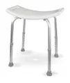 Produktbild: Mobiclinic Duschhocker höhenverstellbar Aluminium rutschfest Badhocker Neu