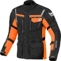 Produktbild: Berik Torino Waterproof Motorrad Textiljacke, schwarz/orange, 52