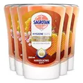 Produktbild: Sagrotan No-Touch Nachfüller Manuka Honig – Für den automatischen Seifenspender – 5 x 250 ml Handseife
