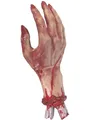 Produktbild: Smiffys Abgehackte blutige Hand, 30 cm/12 Zoll Halloween
