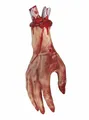 Produktbild: Amputierte Hand - Blutiges Körperteil als Trophäe für Halloweengestalten