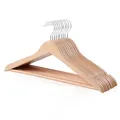 Produktbild: Amazon Basics Holz-Kleiderbügel für Anzüge, 44x22cm, Natürlich, 10er-Pack