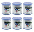Produktbild: Intex Pool-Filterkartusche 6x 29007 Typ H PureSpa Easy Set Ersatzfilter für Pool Spa Whirlpool