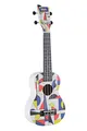 Produktbild: Gewa Sopran Ukulele Square W-SO-BWR White 0 Inkl. Gig-Bag