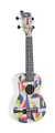 Produktbild: GEWA Square - White 0 - W-SO-BWR - Sopranukulele mit Gig Bag