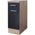 Produktbild: Flex-Well Exclusiv Küchen-Unterschrank Lara 30 cm Anthrazit-San Remo Eiche