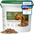 Produktbild: wildtier liebe Eichhörnchenfutter 2kg für Eichhörnchen & Streifenhörnchen I Ganzjahres-Futter Eichhörnchen, Streifenhörnchen Futter