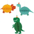 Produktbild: Dino-Mite Honeycomb Decorations (3 pc)