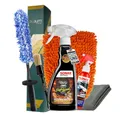 Produktbild: Felgenreinigung & Versiegelung Set | Sonax Felgenbeast Felgenreiniger 500ml Sonderedition + Aurum Performance Felgenbürste + Sonax Xtreme Ceramic Quick Detailer 140ml + Felgenpinsel + Waschhandschuh
