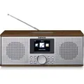 Produktbild: Lenco DIR-170WA - Internetradio mit DAB+ und FM-Radio - Bluetooth® - 5 direkte Stationstasten - USB-Wiedergabe - 2 x 10 Watt RMS - Holz - Silber