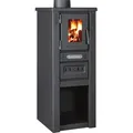 Produktbild: ProTermo Kaminofen Lava Basic Glass 6,5 kw, 33x36x82 cm Holzofen - Schwarz