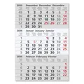 Produktbild: Truento Ersatzkalendarium - Kalenderblock - (magnetisch) für 2 Jahre (2026 & 2027) - passend für 3-Monats-Tischkalender Edelstahl - Stehkalender - Aufstellkalender - Bürokalender