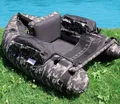 Produktbild: Lineaeffe Belly Boat Camouflage inkl. Pumpe Schlauchboot Fischerboot Angelboot
