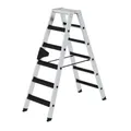 Produktbild: Munk Günzburger Steigtechnik Stufen-Stehleiter beidseitig begehbar mit clip-step relax 42212