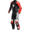 Produktbild: Dainese Mugello 3 D-Air perforierte 1-Teiler Motorrad Lederkombi, schwarz-weiss-rot, Größe 64 für Männer