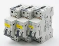Produktbild: 3x Siemens 5SY4106-6 MCB B6 Leitungsschutzschalter + 5ST301 AS -used-