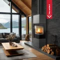 Produktbild: Kaminofen Kratki REN/M rechts Ø150mm 7 kW Stahl Ofen Holz BImSchV-konform
