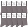 Produktbild: OCCULTO Businesssocken Herren 100% Baumwollsocken 10-20er Pack (Modell: Ingo) (10-Paar) grau 43-46