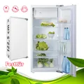 Produktbild: Einbau Kühlschrank mit Gefrierfach 122 cm Nische LED Glasablagen Festtür Montage