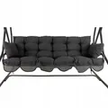 Produktbild: Polster Auflagen Set Hollywoodschaukel Swing Kissen Bankauflage Sitzkissen 170cm