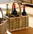 Produktbild: Flaschenkorb, Geschenkkorb, für 6 Flaschen, T36cm x B27cm x H21cm