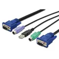 Produktbild: DIGITUS KVM Kabel PS/2 für KVM Konsolen 5m VGA USB Octopus Kabelsatz Mouse