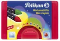 Produktbild: Pelikan 722942 Wachsmaler dick 665/8 Farben dreieckig wasserfest Wachsmalstift