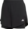 Produktbild: ADIDAS AEROREADY Made for Training Minimal Two-in-One Shorts Damen schwarz XL