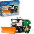Produktbild: LEGO City Schneepflug - Spielzeug Set mit Minifigur, Werkzeugen und Streufunktion - Geburtstagsgeschenk für Jungen ab 6 Jahren und Technikfans - 60490