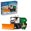 Produktbild: LEGO City Snowplough Truck Toy - Model Kit w/a Minifigure, Tools & Gritter Funct