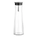 Produktbild: Glaskaraffe Premium - transparent - Edelstahl - 1100 ml