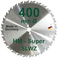 Produktbild: HM Sägeblatt 400 x 30 mm SUPER-LWZ Hartmetall Präzision Kreissägeblatt S-LWZ Wechselzahn mit Spanabweiser Sägen mit Wippsäge Tischkreissäge Kreissäge Kappsäge Gehrungssäge Brennholzsäge Tischsäge SLWZ