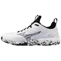 Produktbild: Mizuno WAVE LUMINOUS 3 Black Oyster/White/MP Gold Handballschuh 46,5 EU