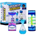 Produktbild: XINBAOHONG Tropfen Sanduhr Flüssig Bewegung Blasen 3 Stück Liquid Motion Bubble Timer Sanduhr Dekompressionsölleck Schreibtisch Spielzeug Geschenk for Kinder und Erwachsene