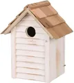Produktbild: Trixie 55857 Nistkasten, 18 × 24 × 15 cm/ø 3 cm, weiß, Vogelhaus, Weiß, Garten