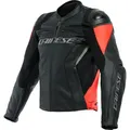 Produktbild: Dainese Racing 4, Lederjacke - Schwarz/Neon-Rot - 50