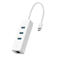 Produktbild: TP-Link UE330C USB 3.0 Type-C 3-Port USB-A Hub Gigabit Ethernet Adapter BRANDNEU