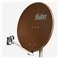 Produktbild: Fuba DAL 808 B 80 cm Satelliten Spiegel Alu Sat Schüssel Braun + Octo LNB